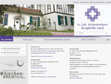 Tablet Screenshot of kirchenkreisamt-burgdorfer-land.de
